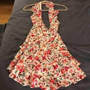 Hello Molly Pink Floral Romper